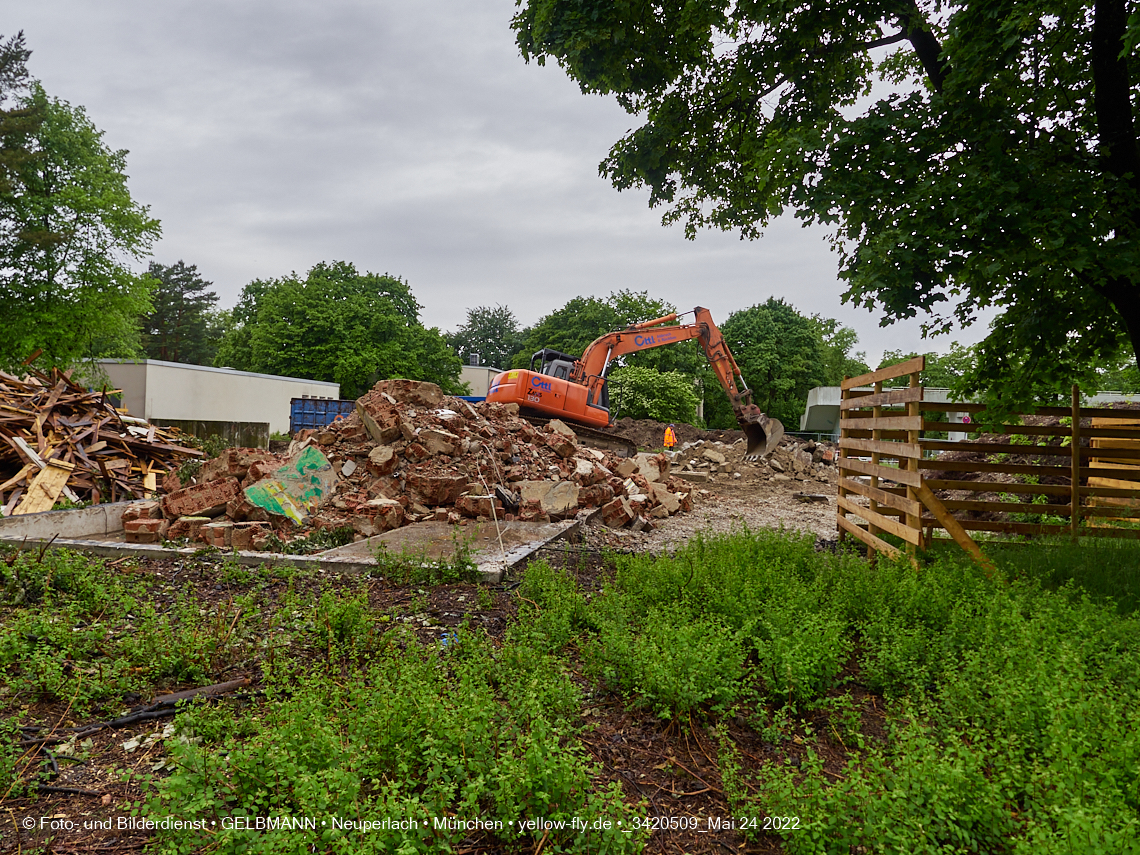 24.05.2022 - Baustelle am Haus für Kinder in Neuperlach